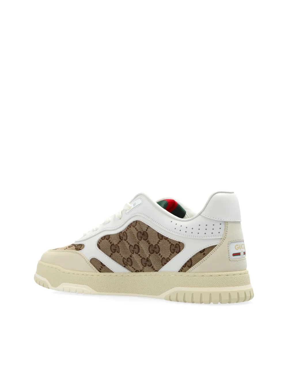 Gucci Re-Web panelled sneakers side profile